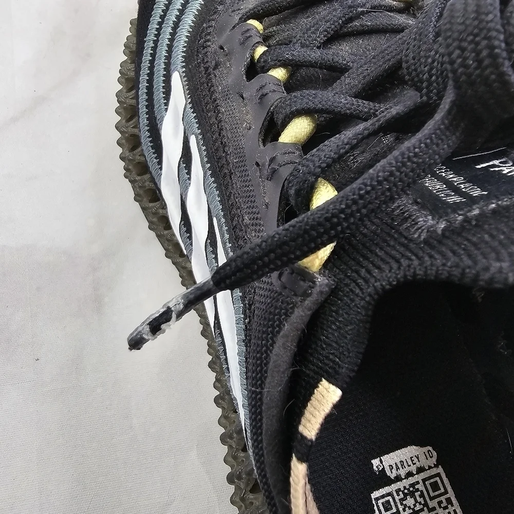 Adidas Mens 7.5 40.5 4D FWD X Parley Core Black Running Shoes Sneakers Recycled